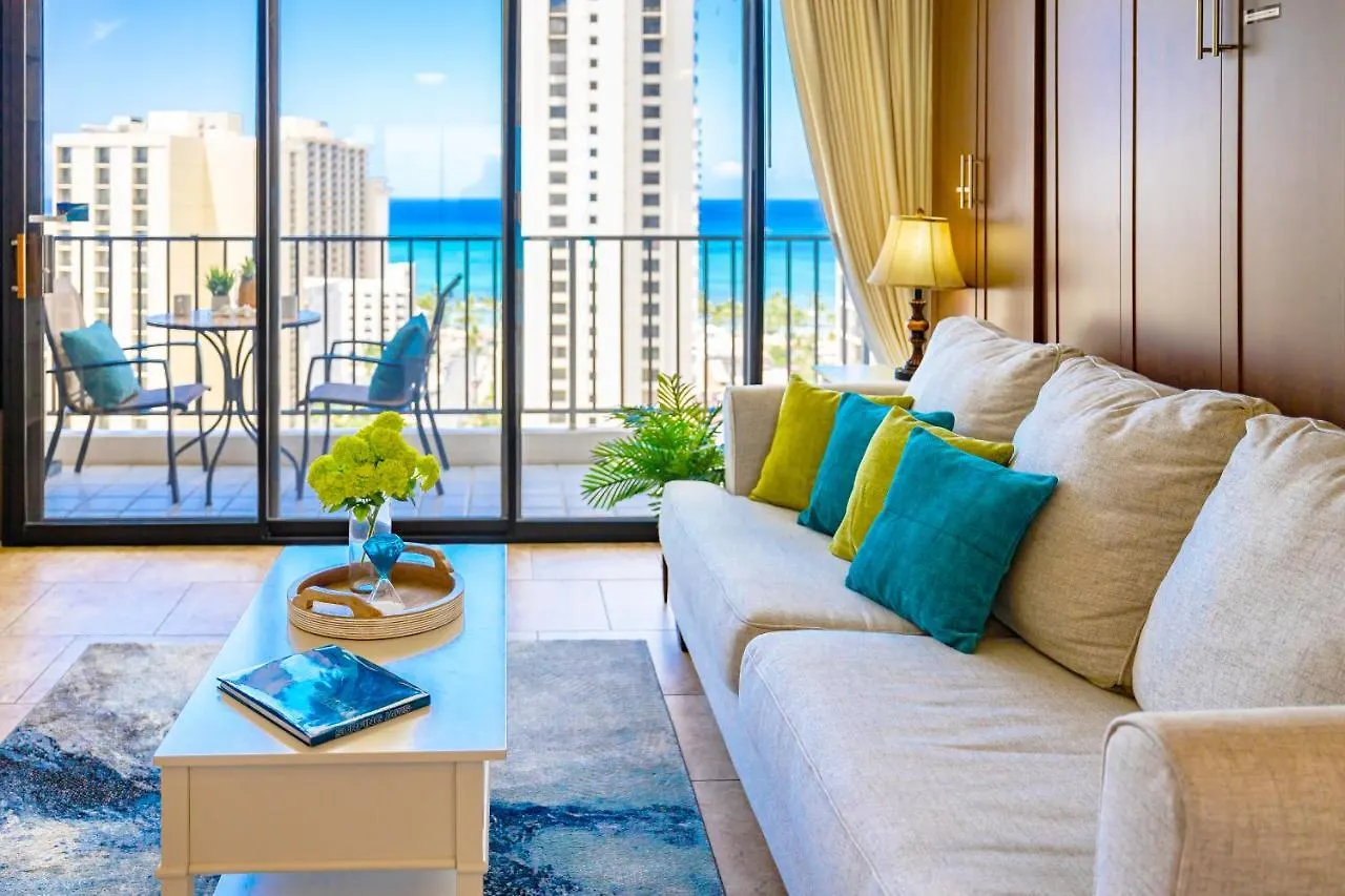 הונולולו Beautiful Ocean View, Split Ac, 1 Block To Beach And Parking